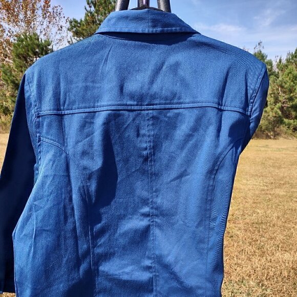 Blair Blue Stretch Jacket Size L - Picture 6 of 15